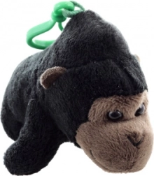 Porte-clés peluche gorille 12 cm