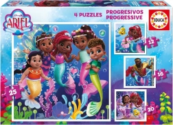 Educa Puzzle Disney Ariel 4en1
