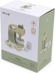 PolarB mixeur de cuisine en bois vert avec accessoires