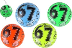 Ballon Six Seven avec chiffres, 23 cm - 1 pièce