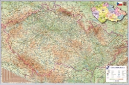 Tapis de bureau avec motif Tchéquie OXYBAG