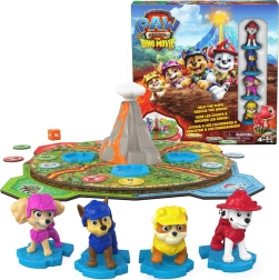 Paw Patrol Dino Movie – jeu de société avec volcan rotatif