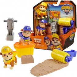 Set de construction PAW PATROL Rubble & Crew avec sable cinétique et accessoires