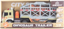 Transporteur avec dinosaure à piles