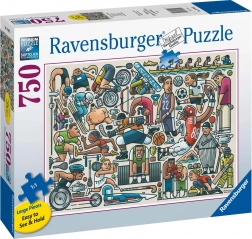 Puzzle Ravensburger Forme athlétique 750 pièces
