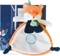 Coffret cadeau Doudou Tiwipi - renard en peluche tout doux 23 cm