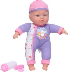 Bébé avec sons 31 cm, corps souple et accessoires