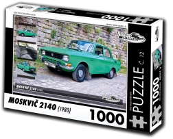 RETRO-AUTA Puzzle Moskvitch 2140 (1980) 1000 pièces
