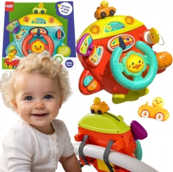 Woopie Baby volant interactif avion pour lit et poussette avec effets 18m+
