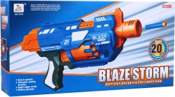 pistolet blaster électrique Blaze Storm avec 20 fléchettes en mousse, portée jusqu’à 10 m