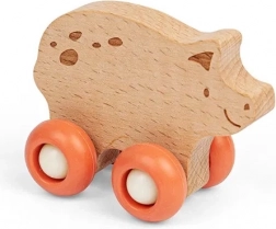 Jouet en bois à roulettes - Animal domestique