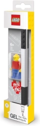 Stylo gel LEGO avec minifigurine, noir