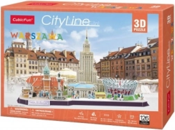 Puzzle 3D CityLine panorama Varsovie 159 pièces