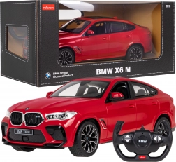 Rastar BMW X6 M 1:14 voiture RC avec télécommande 2,4 GHz – Rouge