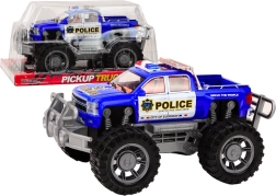 Voiture de police Pickup Voiture de police tout-terrain bleue