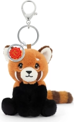 Keeleco porte-clés panda roux 12 cm