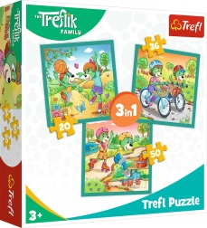 Puzzle Treflíci 3-en-1 – Faites connaissance avec les Treflíci (20, 36 et 50 pièces)