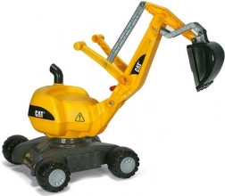 Rolly Toys RollyDigger CAT pelleteuse à pédales rotative siège jaune