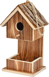 Nichoir en bois suspendu 13,5 × 10 × 23 cm