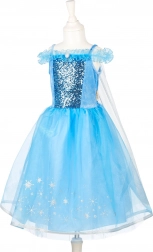 Costume enfant reine des glaces 5–7 ans (110–122 cm)