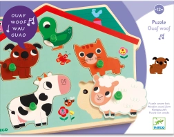 Puzzle à encastrer Animaux de la ferme DJECO