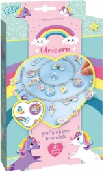 licorne – kit de fabrication de bracelets avec breloques puffy