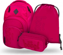Baagl 3 Ensemble Coolmate Ruby: sac à dos, trousse et sac