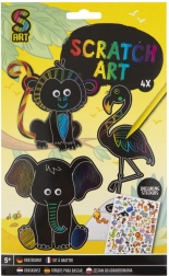 Kit créatif animaux à gratter