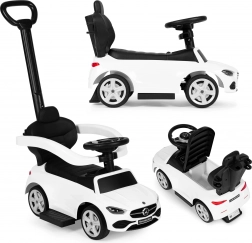 Draisienne avec barre de guidage MERCEDES C‑Class avec volant interactif – Blanc