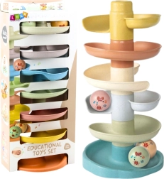 Circuit éducatif à billes avec hochets 7 niveaux