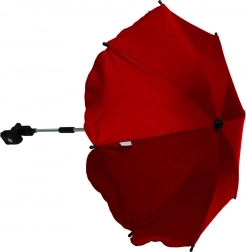 Ombrelle de poussette rouge