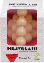 Casse-tête en bois pyramide de billes