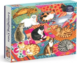 Puzzle Galison Chats paresseux 1000 pièces