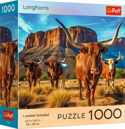 Puzzle Trefl longhorns 1000 pièces