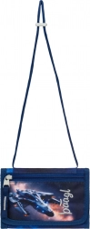 Porte-monnaie tour de cou avec motif de vaisseau spatial BAAGL