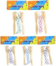 Corde à sauter en bois 2 m