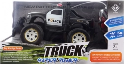 monster truck RC de police 1:16 avec lumières
