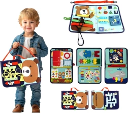 2Kids Toys livre sensoriel d’activités Ours en peluche