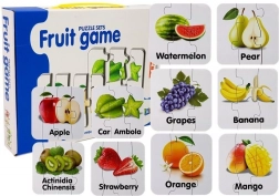 puzzle éducatif fruits – 10 paires