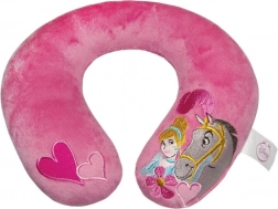 Coussin de voyage DISNEY PRINCESS pour enfants – rose