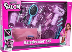 Mega set petite coiffeuse – salon rose pour enfants