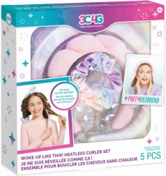 kit de coiffage sans chaleur pour ondulations avec serre-tête et pinces
