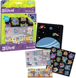 Coffret cadeau avec autocollants STITCH