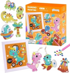 Kit de peinture diamant Dinosaures