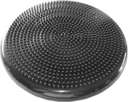 Merco Coussin d’équilibre réversible avec picots de massage 33 cm noir - 1 pièce