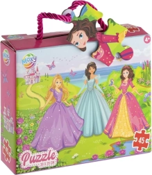 moxy puzzle princesses 45 pièces