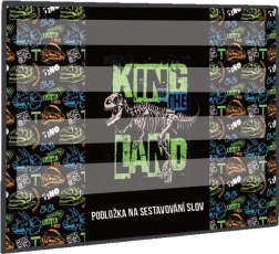 Tapis de composition de mots Premium Dinosaure