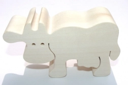 Petit animal en bois Vache