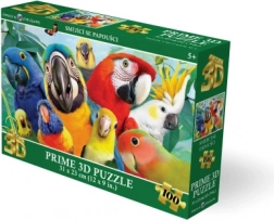Puzzle 3D Perroquets souriants 100 pièces