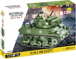 Kit de construction du char H.M.C. M8 Scott 1:35 de COBI